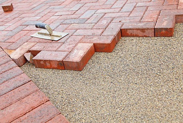 Permeable Paver Driveway in Spring Valley, WI